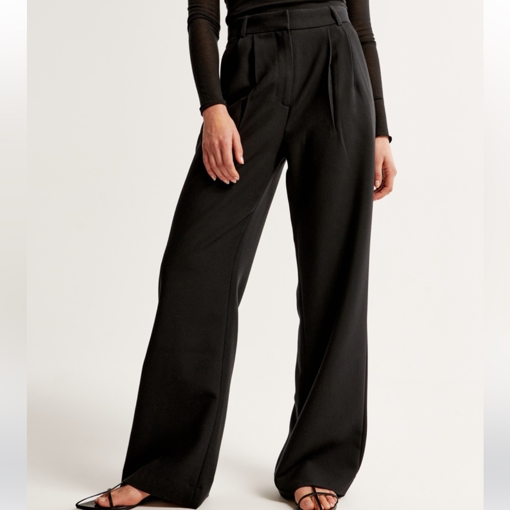 Abercrombie Black Trousers. Size: 25 Regular Length